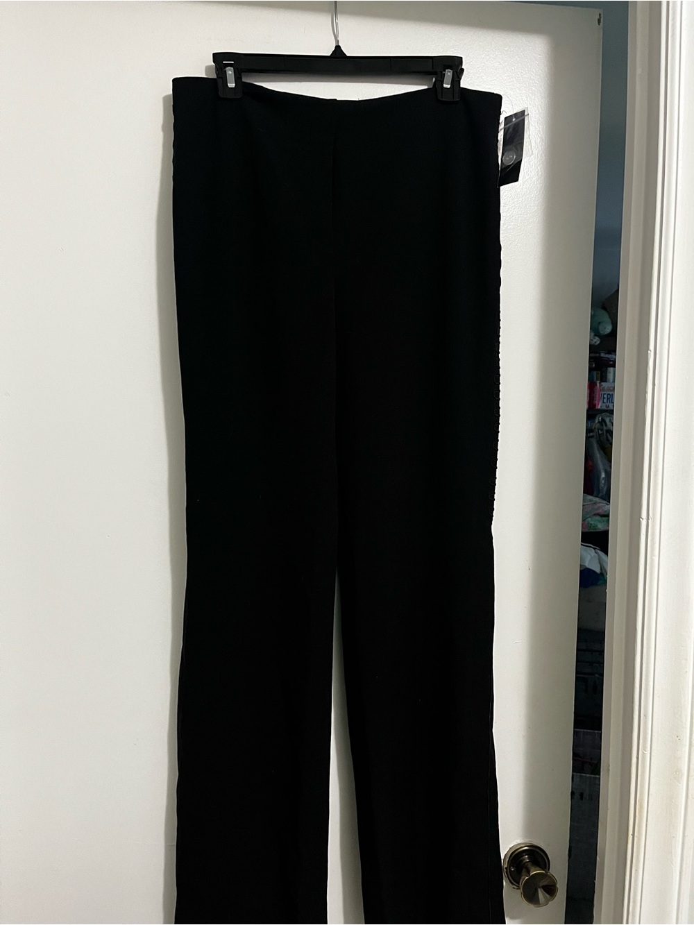 Black Women's Straight Leg Pants